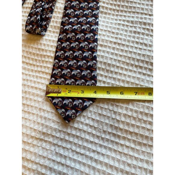 Loony Tunes Warner Brothers Surfing Tasmanian Devil Neck Tie - Picture 4 of 7